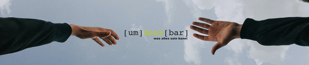 [um]denk[bar] - Logo und Hände